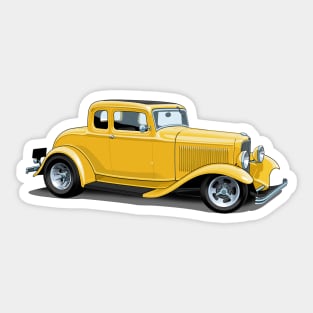 1932 Ford 5 window coupe Sticker